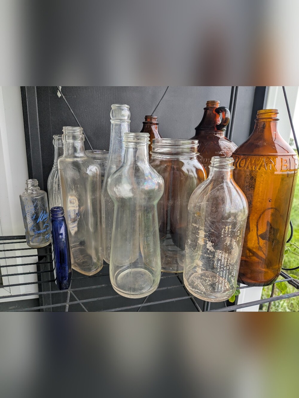 Vintage glass bottles!